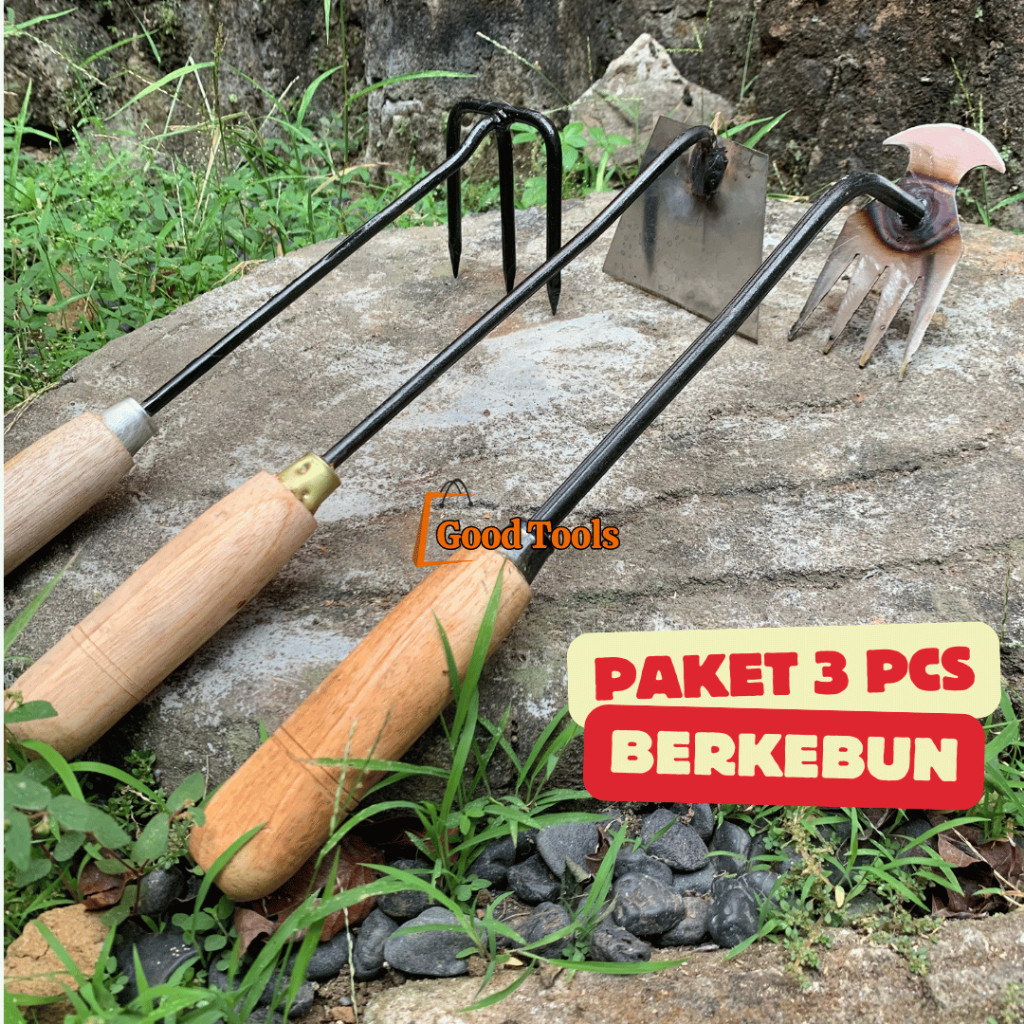 Paket Hemat dan Murah Isi 3 Pcs Alat Berkebun - Pencabut Rumput Liar halaman Praktis dan Mudah - can