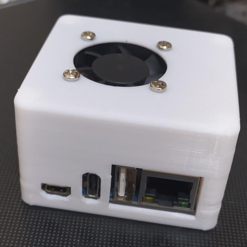 Case Orange Pi Zero 3 FAN Included Mini PC Case Orange Pi Zero 3 dengan FAN