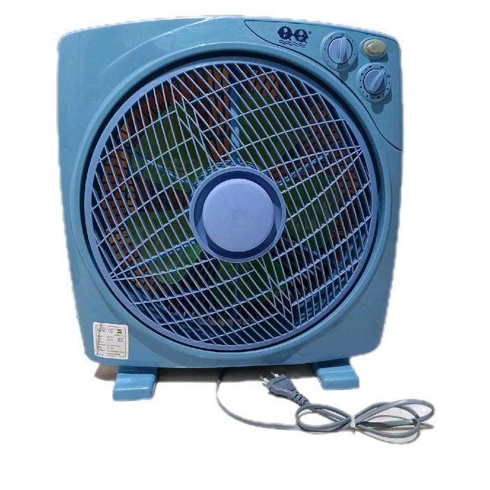Kipas angin kotak / kipas angin duduk murah Baling QQ 328 BIRU