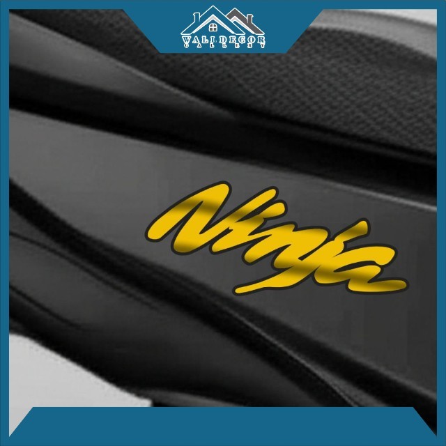 WALLDECOR GALLERY 2PCS EMBLEM NINJA TIMBUL 3D LOGO NINJA EMBLEM TIMBUL LOGO NINJA