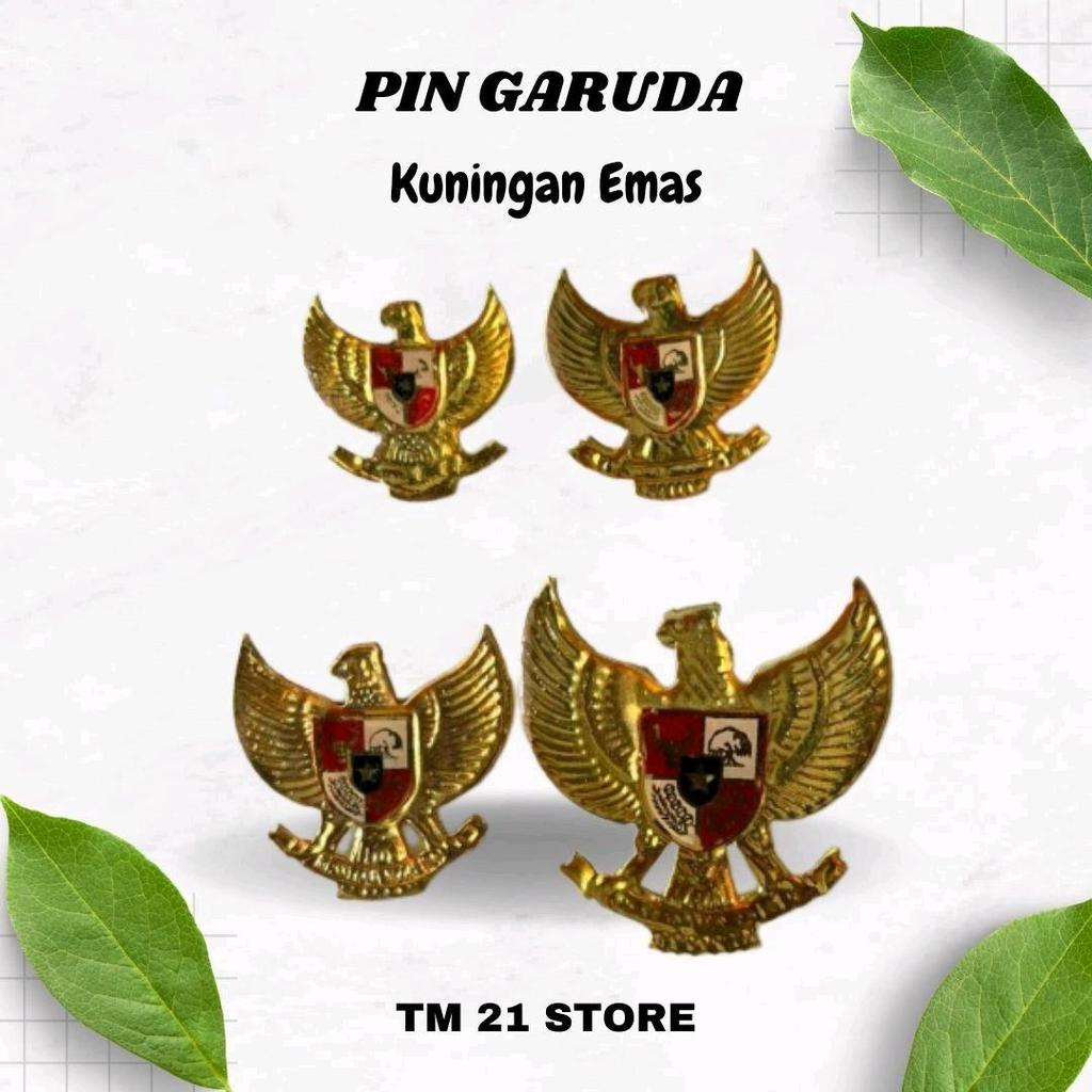 (satuan) PIN Garuda Emas - Pin Bros Garuda Resin