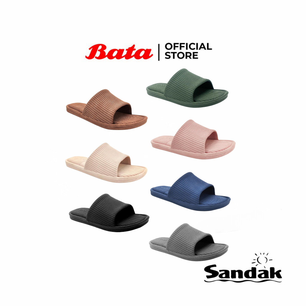 GOLIASPOTSHOP  SANDAK by BATA - VESTA "Rubber" Sandal Slide Karet Wanita