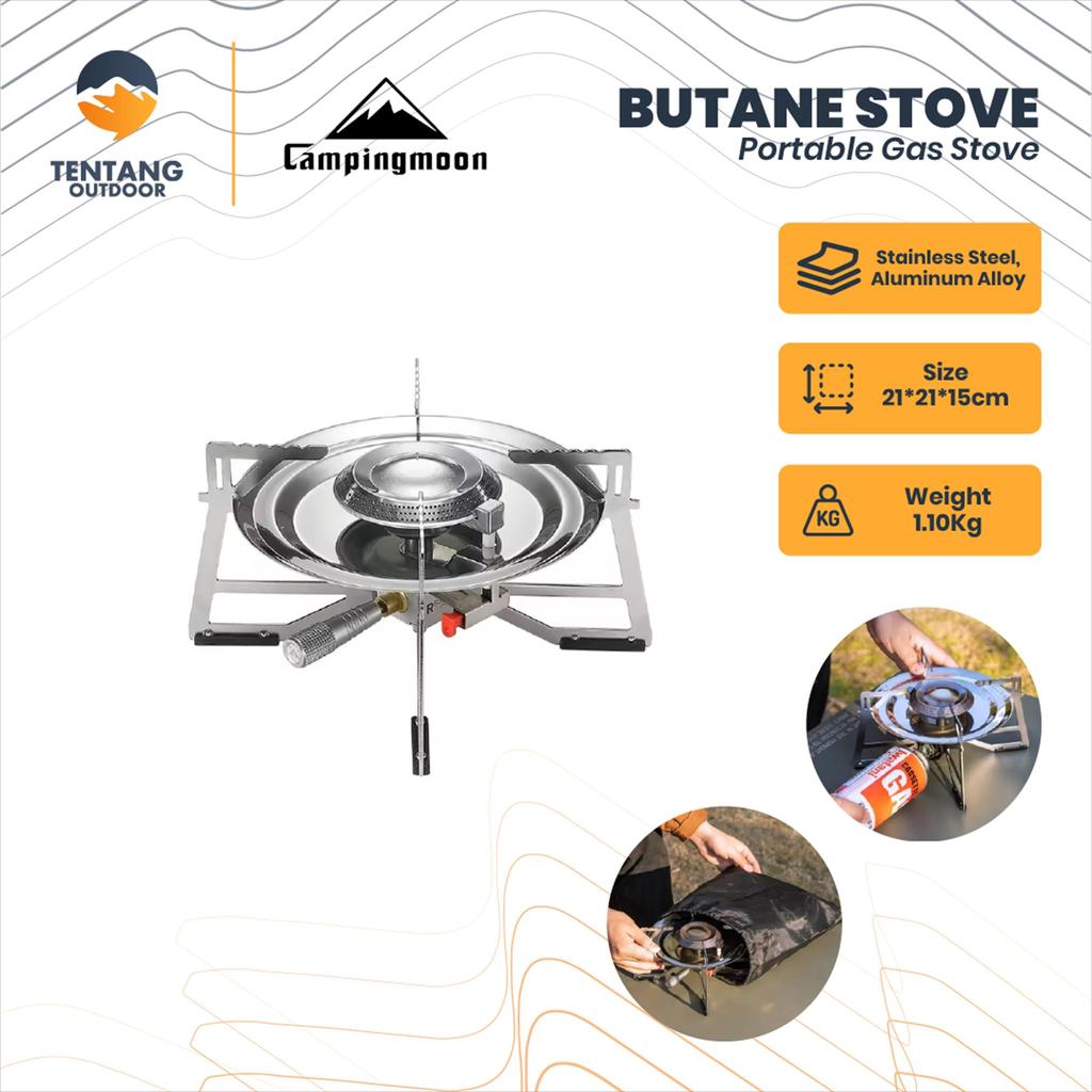 Kompor Gas Portable XD-5F CAMPINGMOON Outdoor Stove 3.3KW Kompor Mendaki Hiking