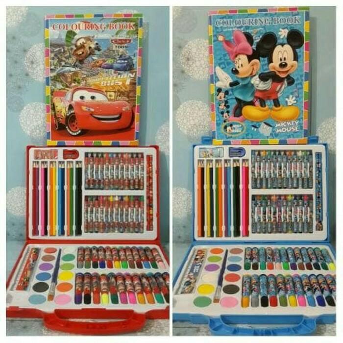 Painting set ultimate koper besar/crayon,pensil warna,cat air