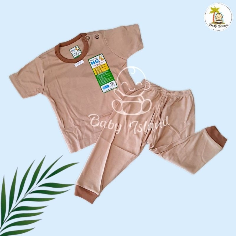 [Moms Gift] SET BAJU BAYI PENDEK CELANA PANJANG PREMIUM WARNA POLOS / SET BAJU BAYI 3 6 9 BULAN / MO