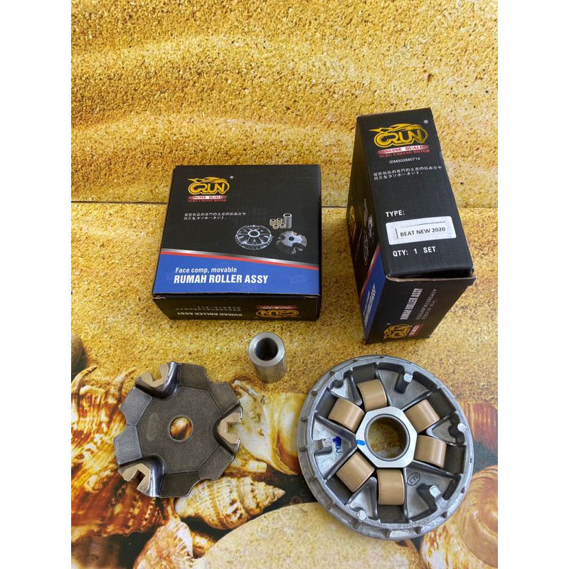 CRUN Rumah Roller Assy Beat New Led Esp 2020-2021  Beat Deluxe  Scoopy Fi 2020-2021  Asli Hoxeo