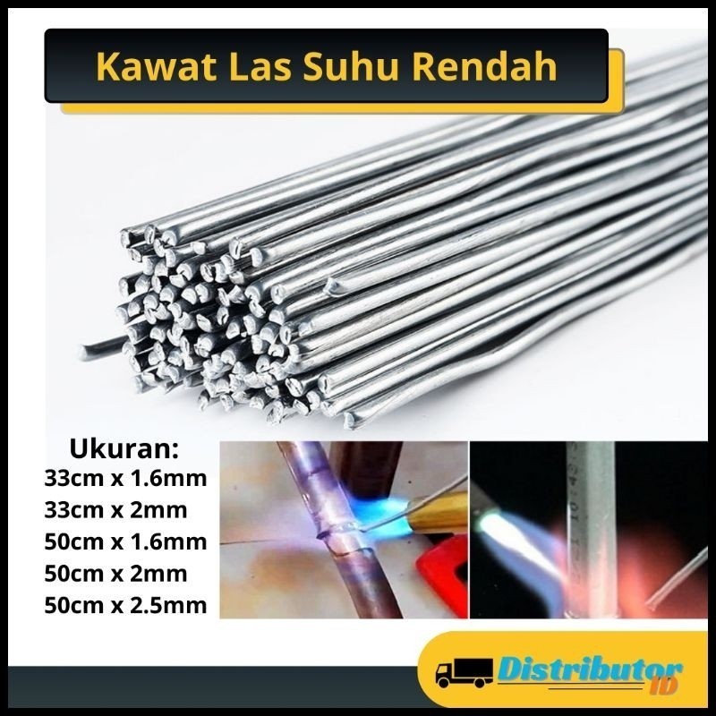 Kawat Las Suhu Rendah Flux Aluminium Electrode DD