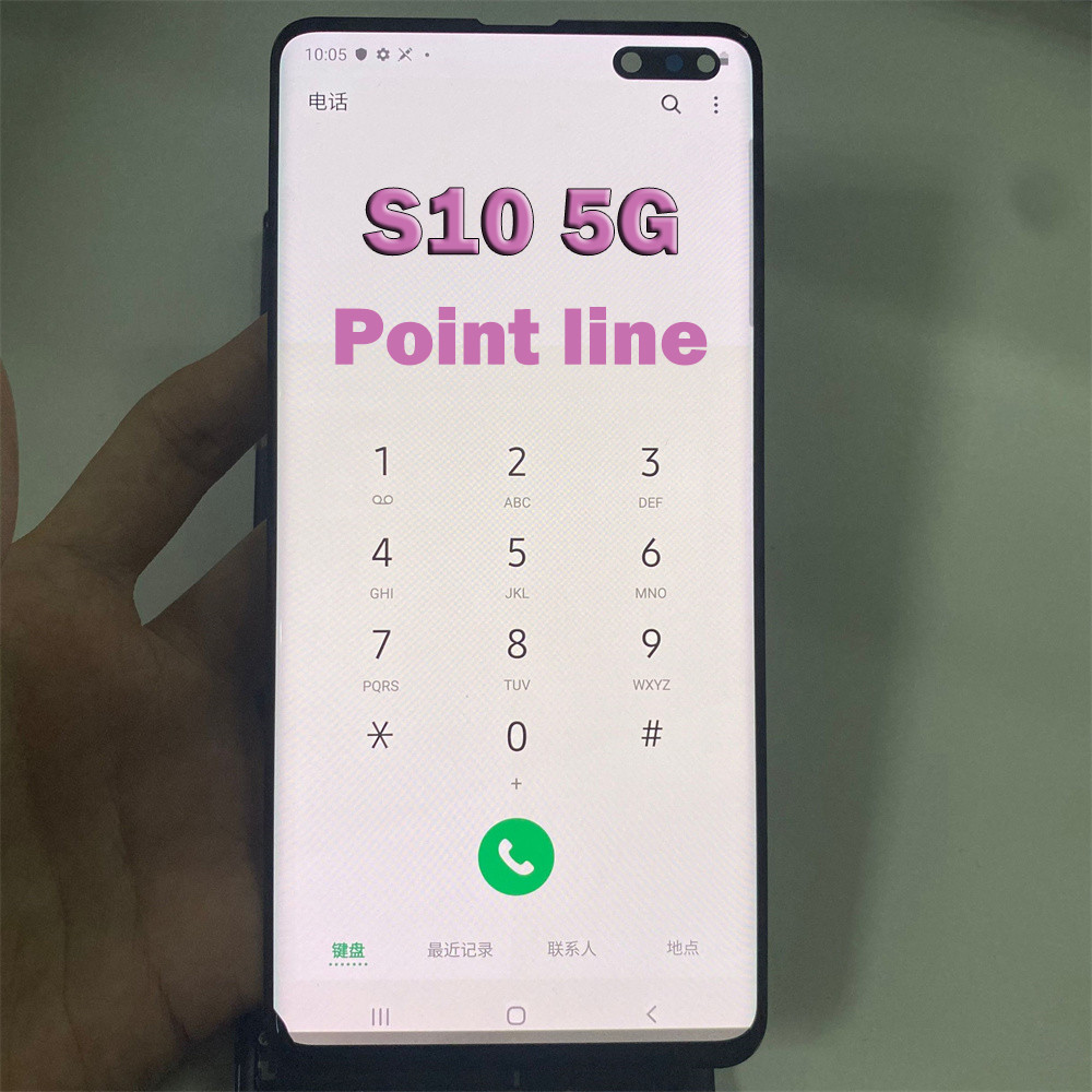 Single Sale No Frame Point Line Defects For Samsung S10 5G G977N LCD splay Tou Screen gitizer Assemb