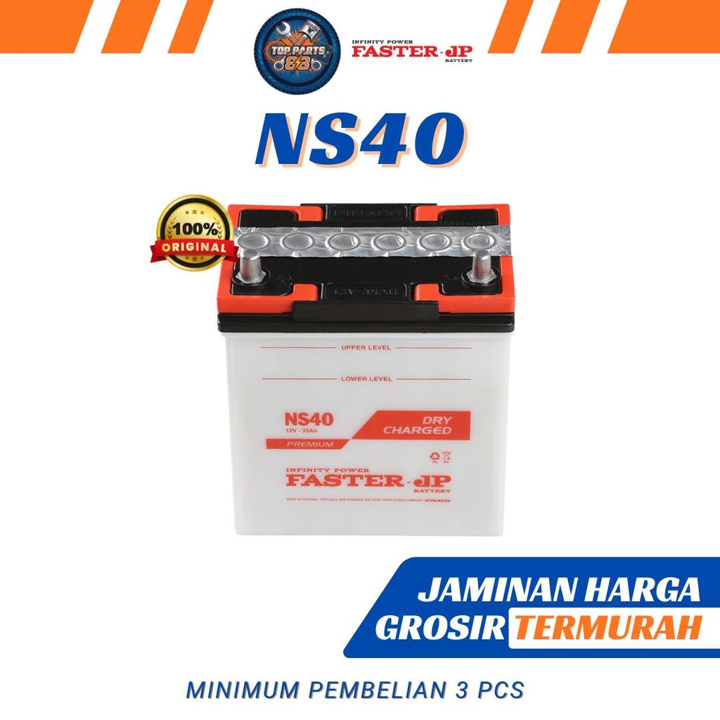 Faster JP Aki Mobil NS40 12V 35Ah Aki Basah