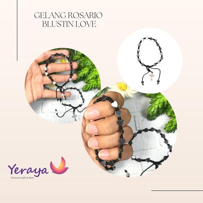 Gelang Rosario Blustin Love-Rosario Gelang Batu Hadiah - Warna