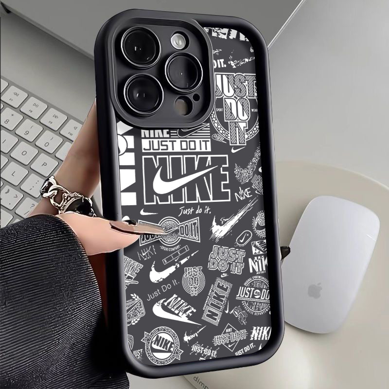 Nike streetwear brand untuk case vivo V40 LITE 4G 5G V25E V25 V27 V29 V29E V30 V30E Y50 Y91 Y91C Y93