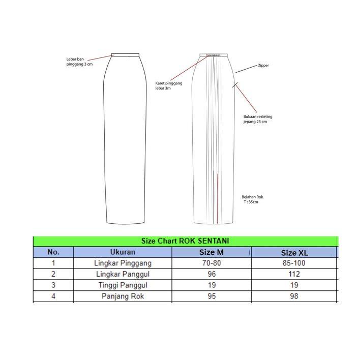 Laskala Woman - Sentani Skirt | Rok Batik Hitam Panjang - M