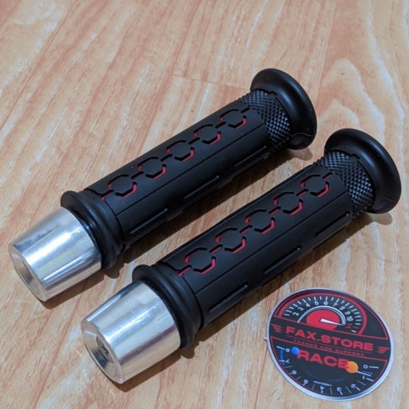 HandGrip HANFAT Grip RCB HG77+Jalu Crom Universal Semua Motor GRIP HG 77 HANDGRIP MODEL RCB HG77 HAN