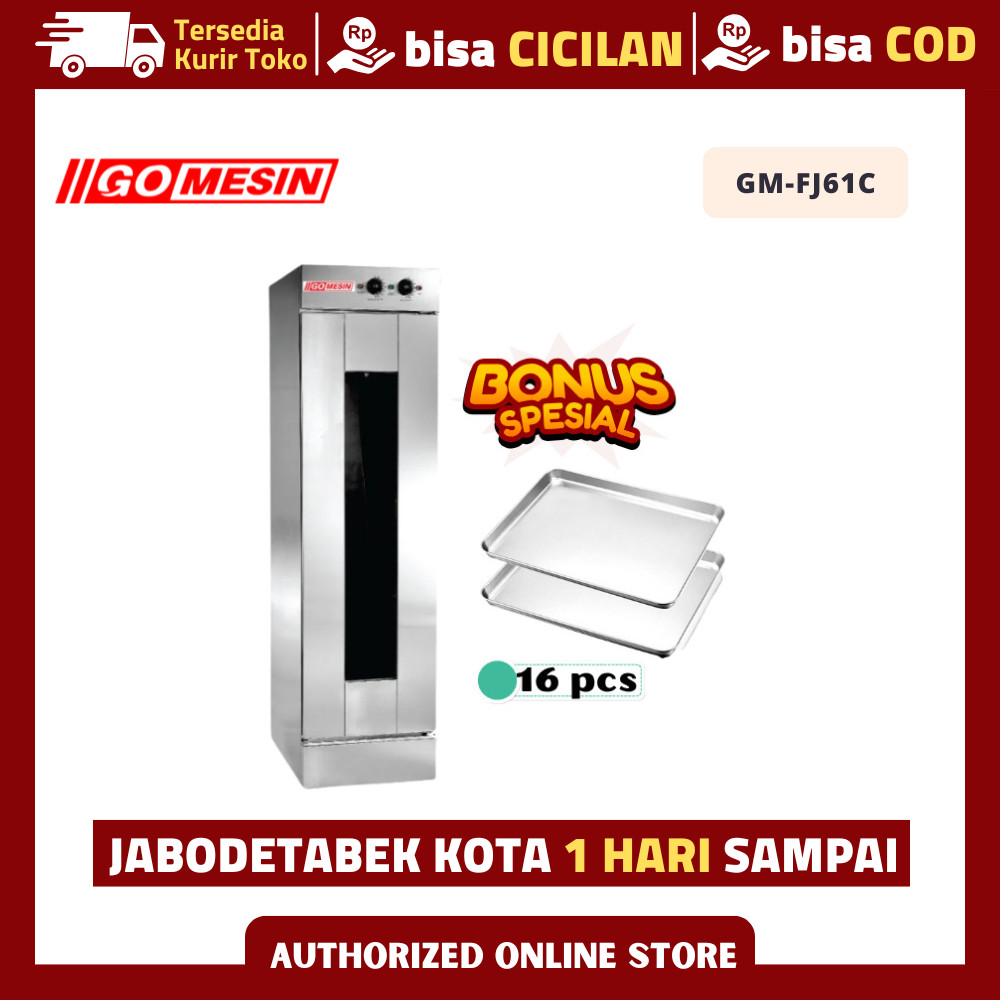 Proofer Roti Getra Fj 15c Proofer Listrik Roti 15 Tray Stainless Garansi Resmi