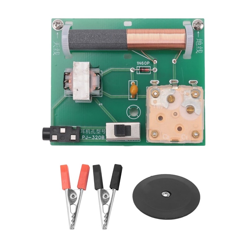 B50B-Crystal Radio It Has An Impedance Matching Transformer Can Receive Radio Signals Normally DIY R
