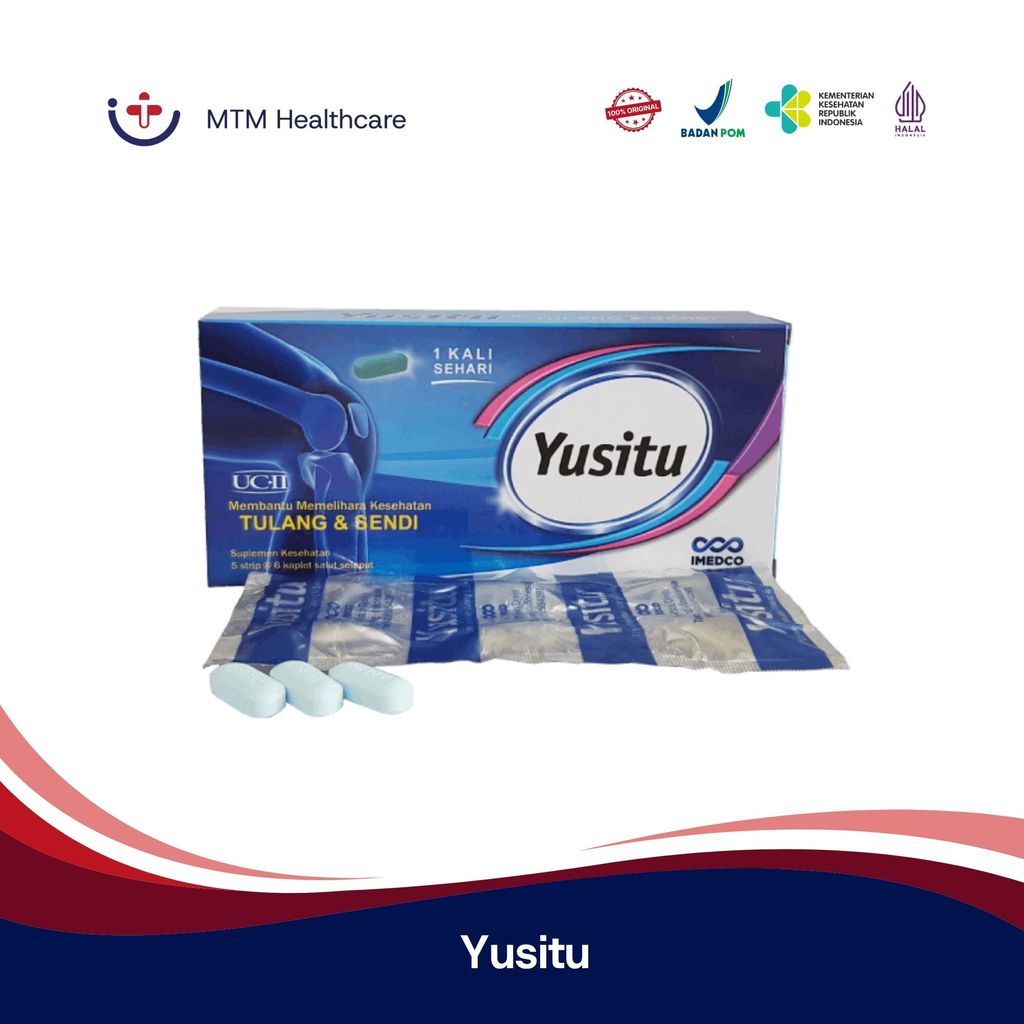 Yusitu Strip Isi 6 Tablet Vitamin Suplemen