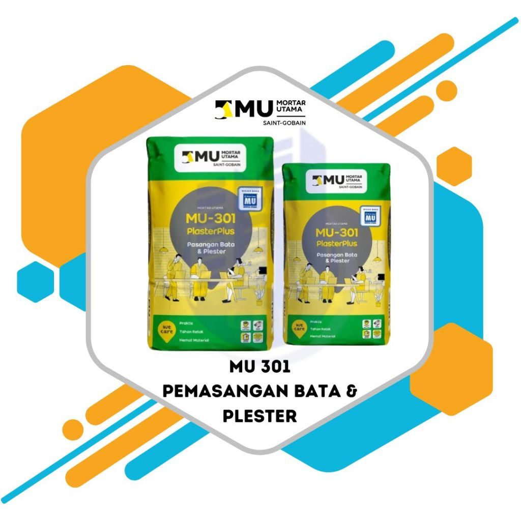 SERESHOP MORTAR MU 301 PLESTER & PASANG BATA 40KG