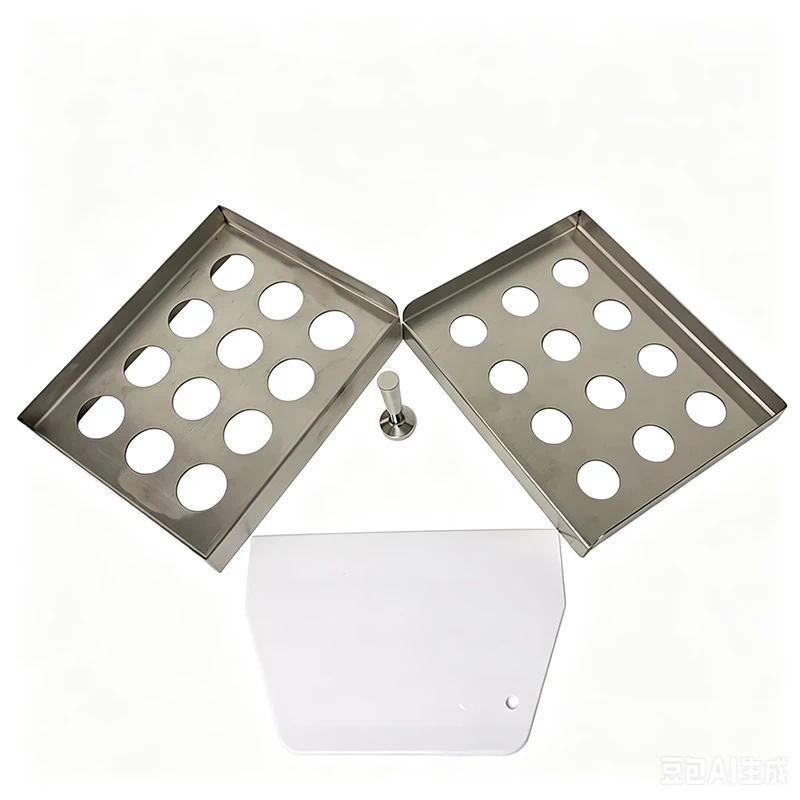12 Holes Coffee Distributor Stainless Steel Coffee Powder Distribution Tool Coffee Capsule Filler fo