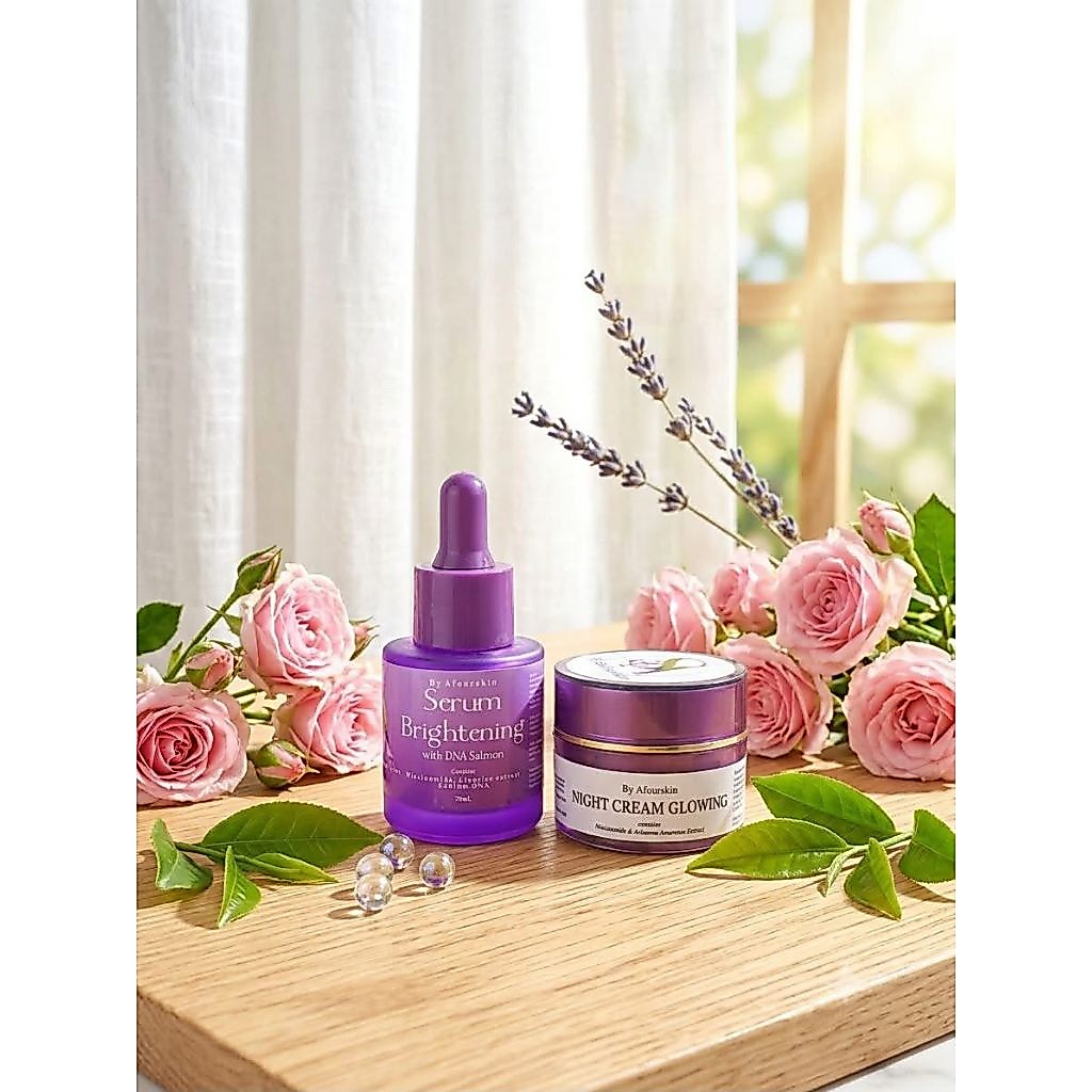 CREAM MALAM DIAMOND AFOURSKIN + SERUM GLASSKIN AFOURSKIN