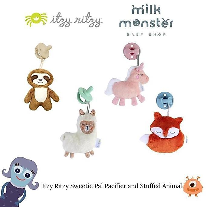 Itzy Ritzy Sweetie Pal Pacifier and Stuffed Animal/empeng bayi soother