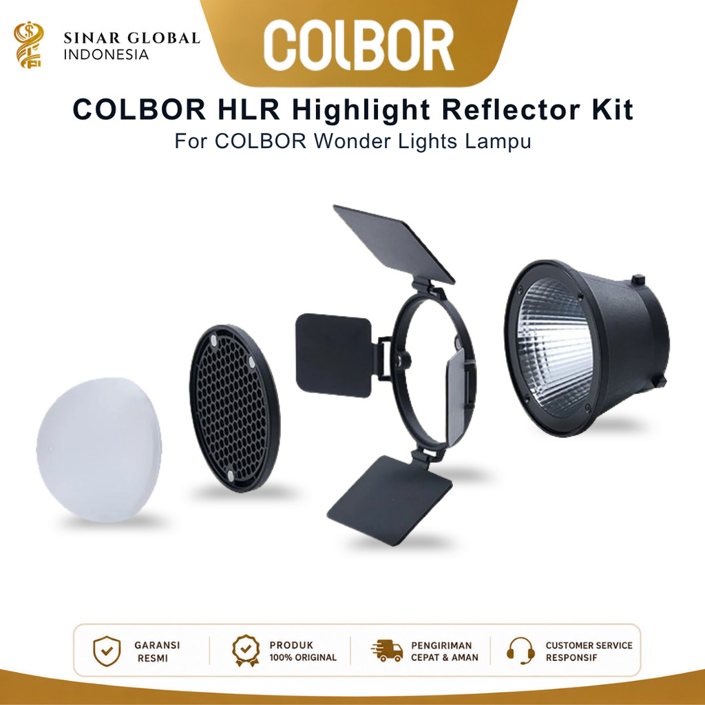 Colbor HLR Highlight Reflector Kit for COLBOR Wonder Lights Lampu