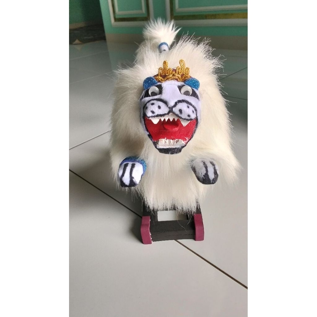 TOFA.ID miniatur singa depok / miniatur mainan singa depok / sisingaan / mainan tradisional