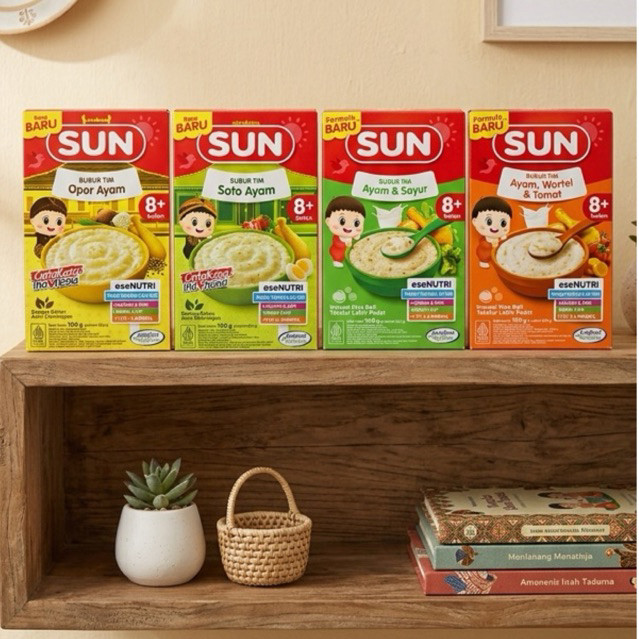 SUN BUBUR TIM BAYI 8+ / TIM BAYI  / MAKANAN BAYI / BUBUR BAYI