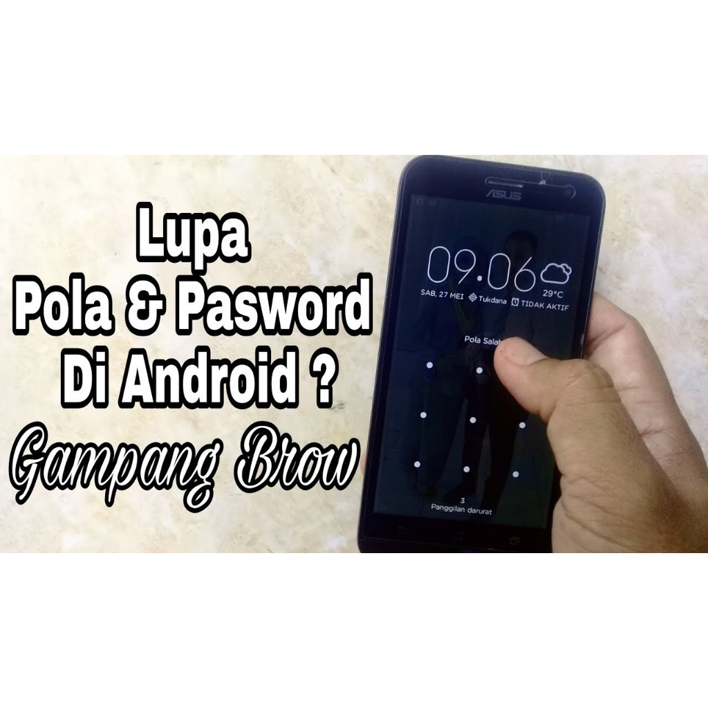 Sofware aplikasi lupa pola kunci smartphone