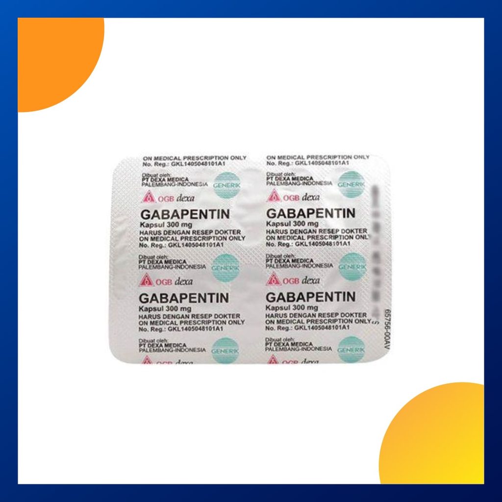 GABAPENTIN GENERIK DEXA 300 MG 1 BLISTER @ 10 KAPSUL