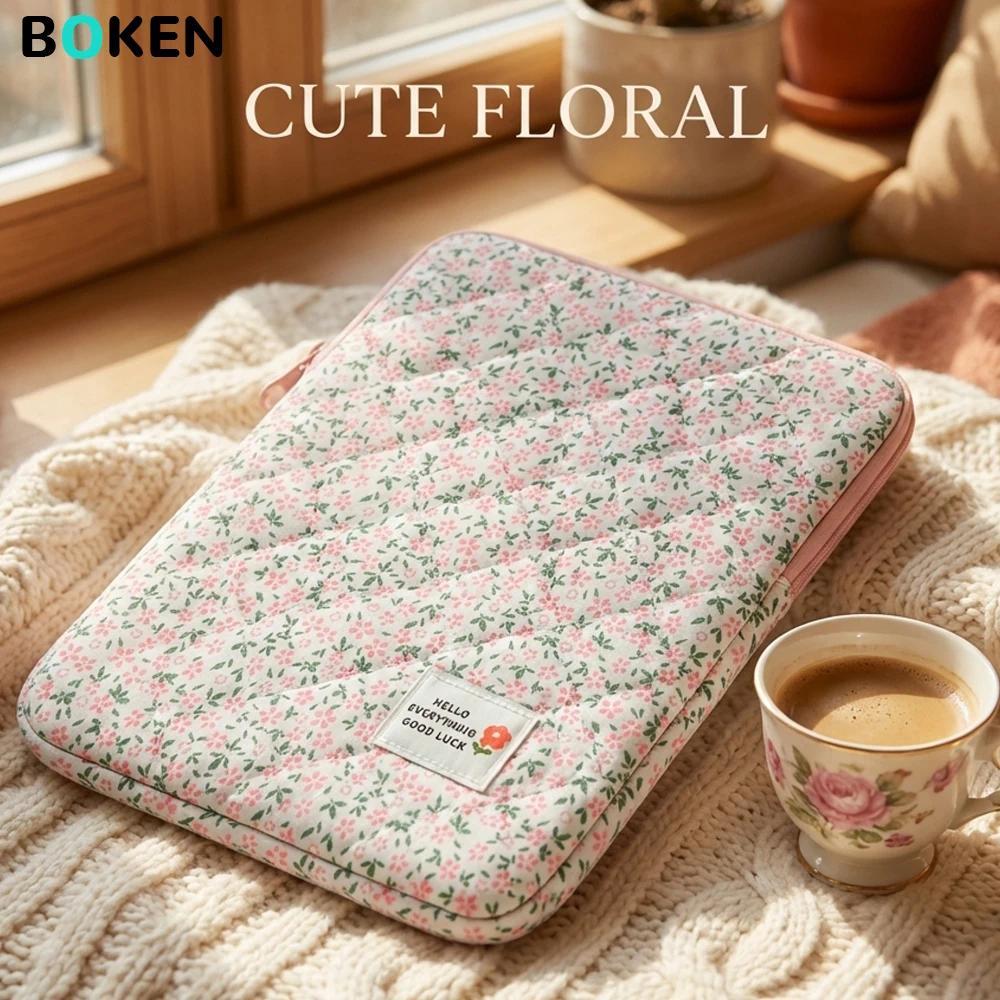 Pink Floral 11 Inch for iPad Pro 11 Air/Pro/Mini Samsung Galaxy Tab S9 Xiaomi Tablet Sleeve, Lightwe