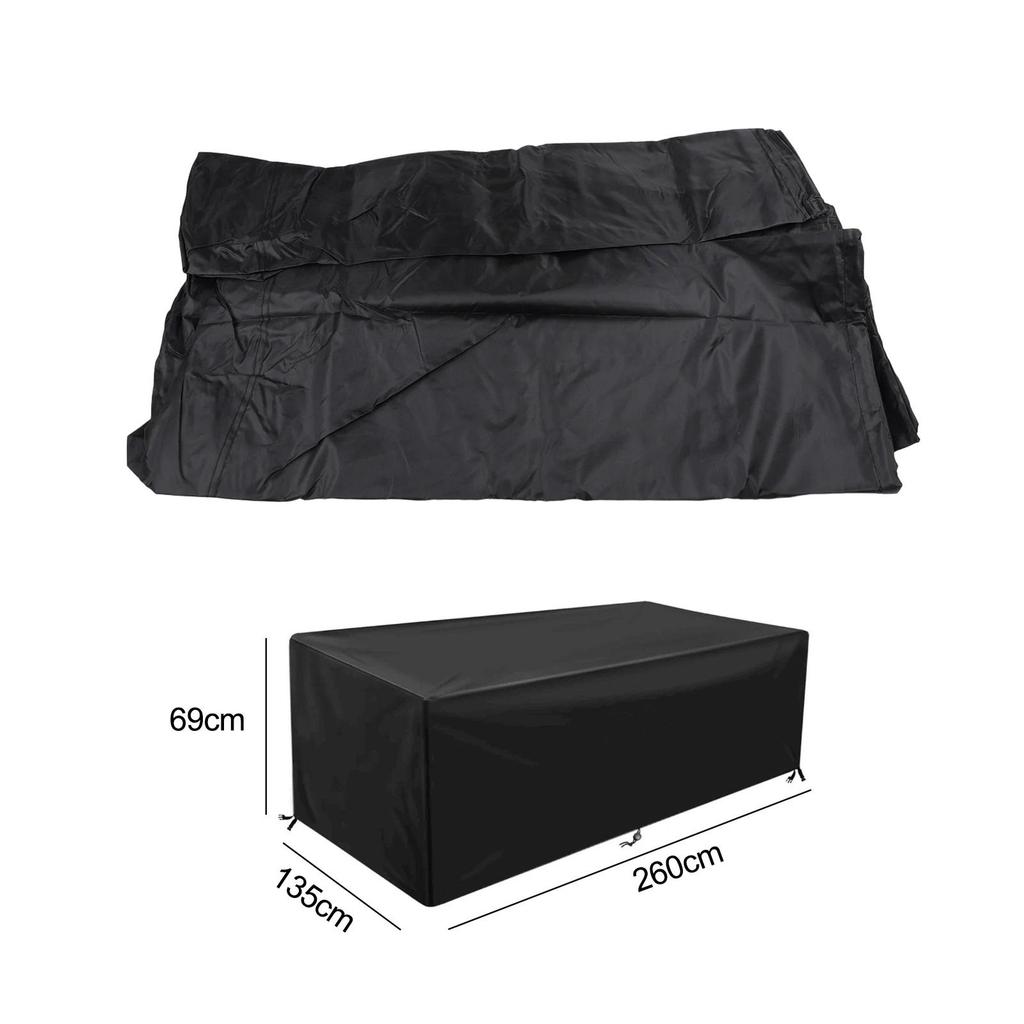 Adjustable Pool Table Covering 260*135*69cm 8ft Pool Table Cover Adjustable Drawstrings Easy To Clea