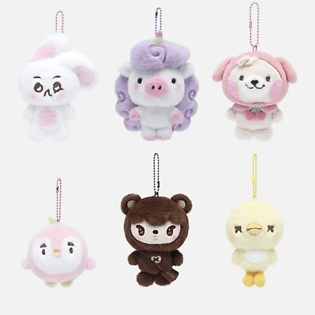 TINATAH READY EXO PLUSH DOLL EXOL PLUSHIES KEYCHAIN BONEKA KEYRING EXO