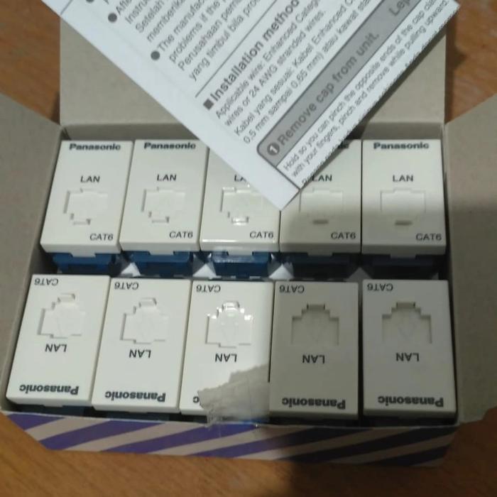 outlet data cat6 panasonic