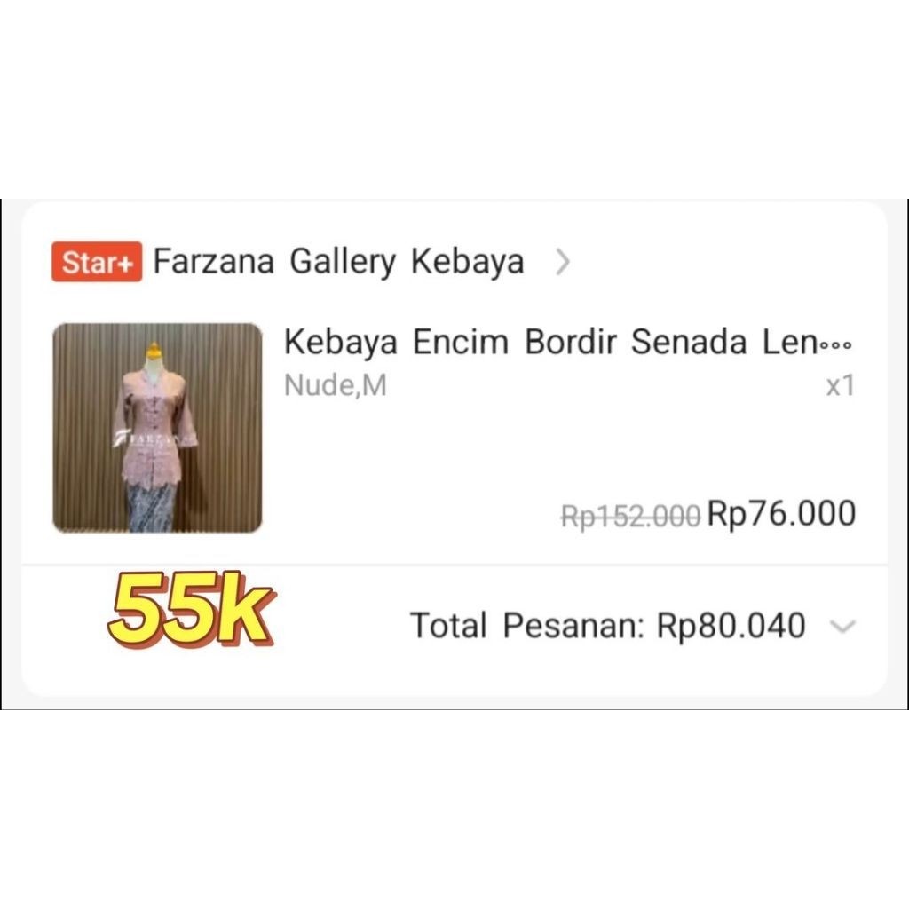 preloved kebaya encim