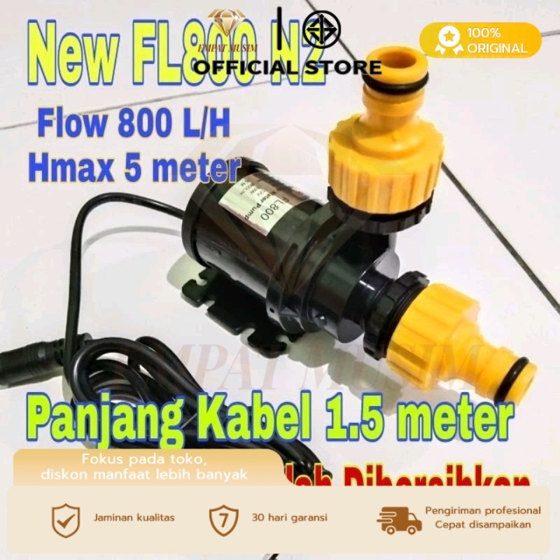 Pompa Air Celup Mini FL800 A Pompa DC 12V 800L/H