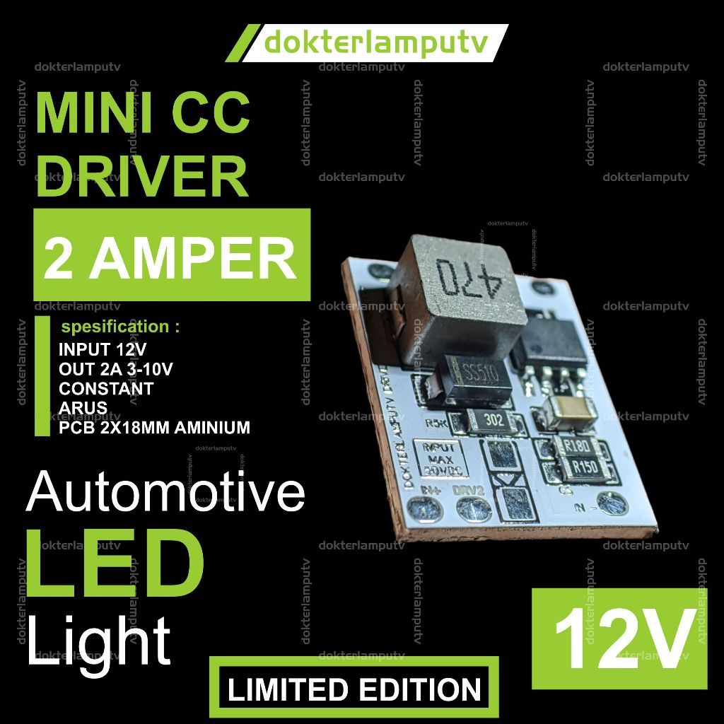 Mini 2,2A LED Driver MCP 3570 30W Pajero 12V CREE XHP50 SST XML XPL AKI cc
