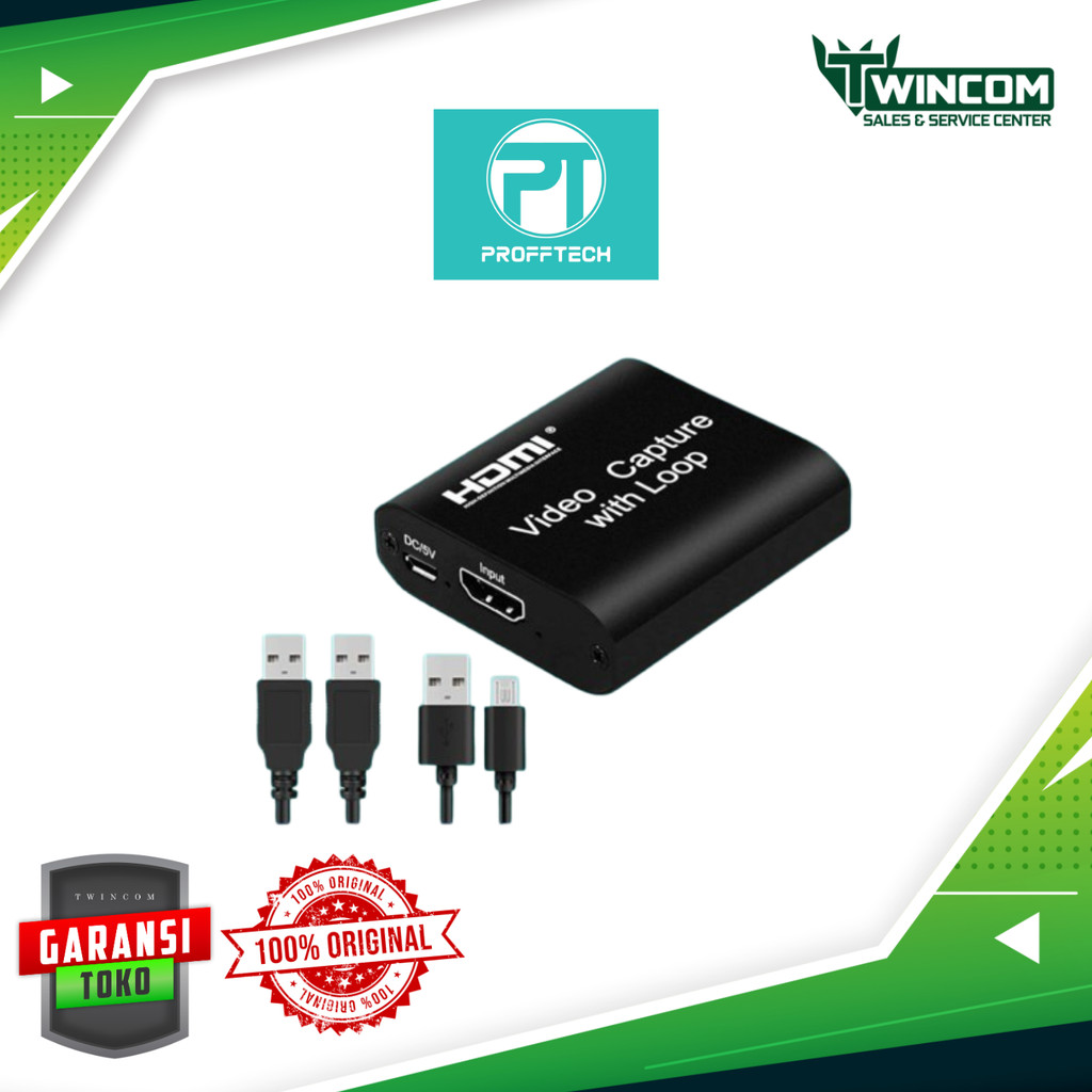 HDMI VIDEO CAPTURE USB 3.0 WITH AUDIO PROFFTECH