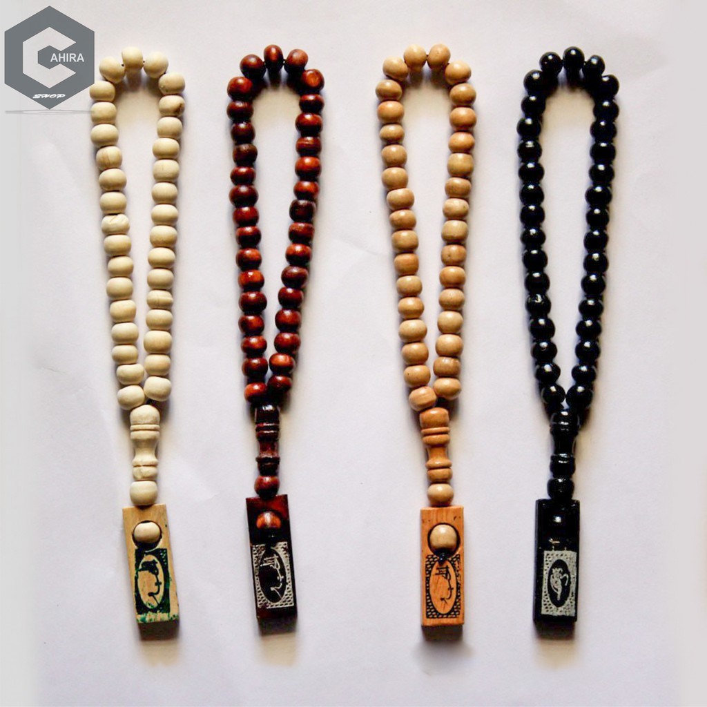Promo TASBIH KAYU 33 BUTIR/TASBIH BAHAN KAYU BERKUALITAS Tasbih Berkah