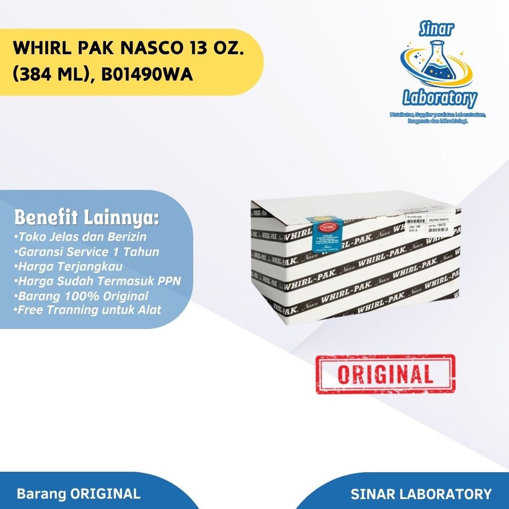 Whirl Pak Nasco 13 oz. (384 ml), B01490WA