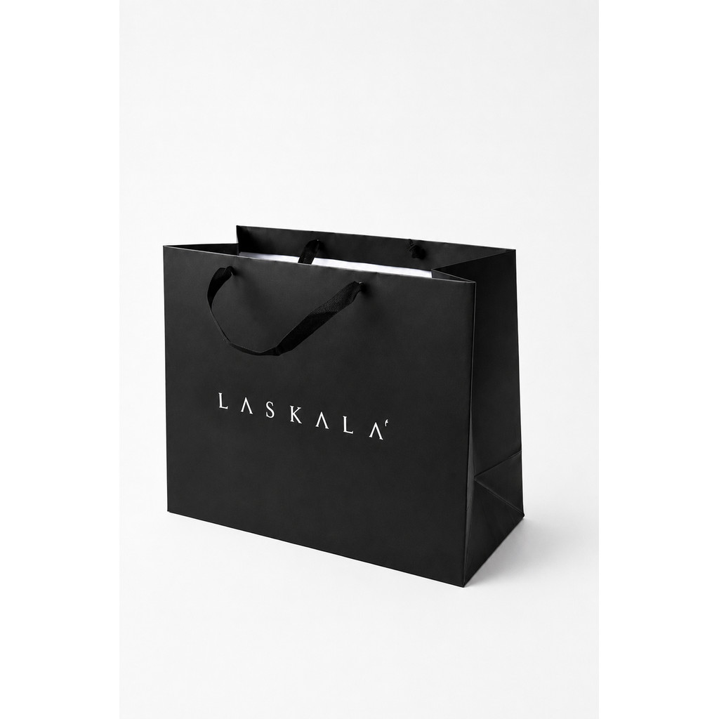 Laskala Paper Bag Black