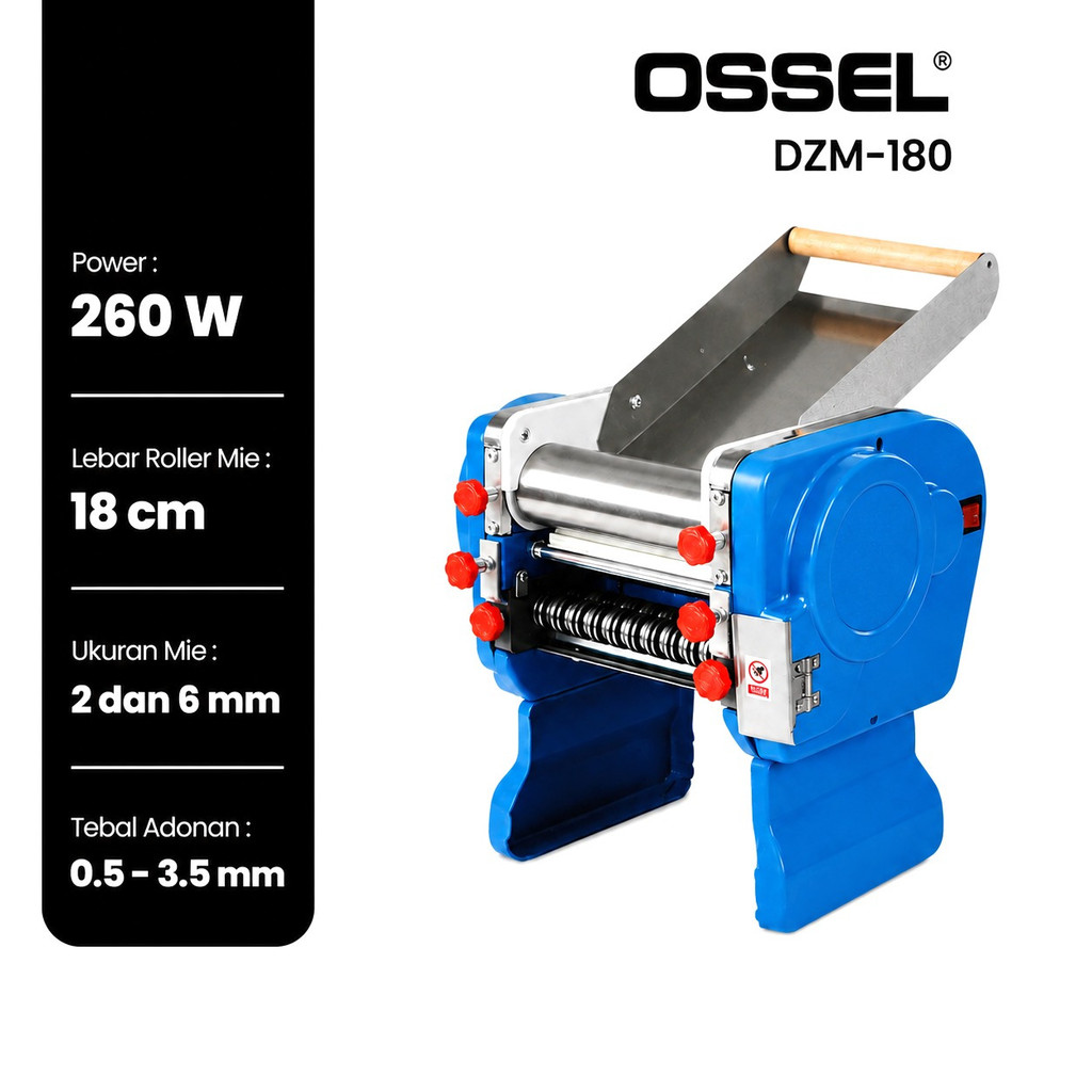 OSSEL Giling Mie Listrik DZM 180 OSSEL Gilingan Mie Listrik OSSEL