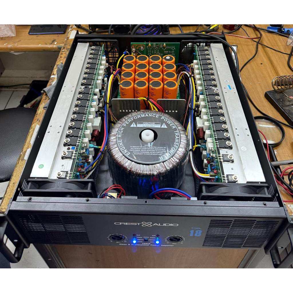 POWER AMPLIFIER CREST AUDIO CA18/CA 18 BODY PANJANG