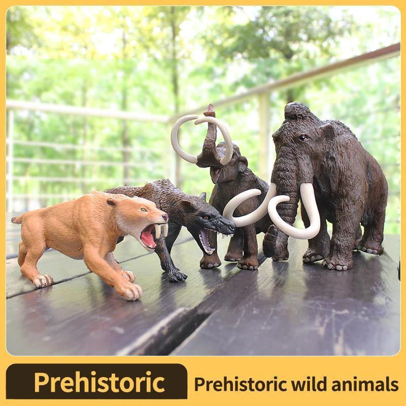 Ancient Mammoth Action Figure Toy, Realistic Prehistoric Animales Model for Collectors, Wild Animal 
