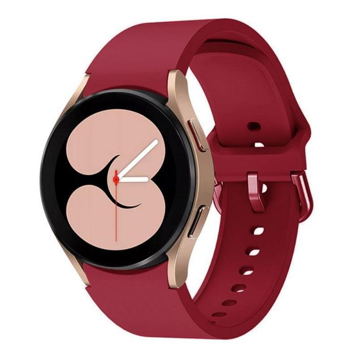 Tali Strap Jam Samsung Galaxy Watch 5 40mm 44mm Watch 5 Pro - Wine Red, Watch 5 Pro
