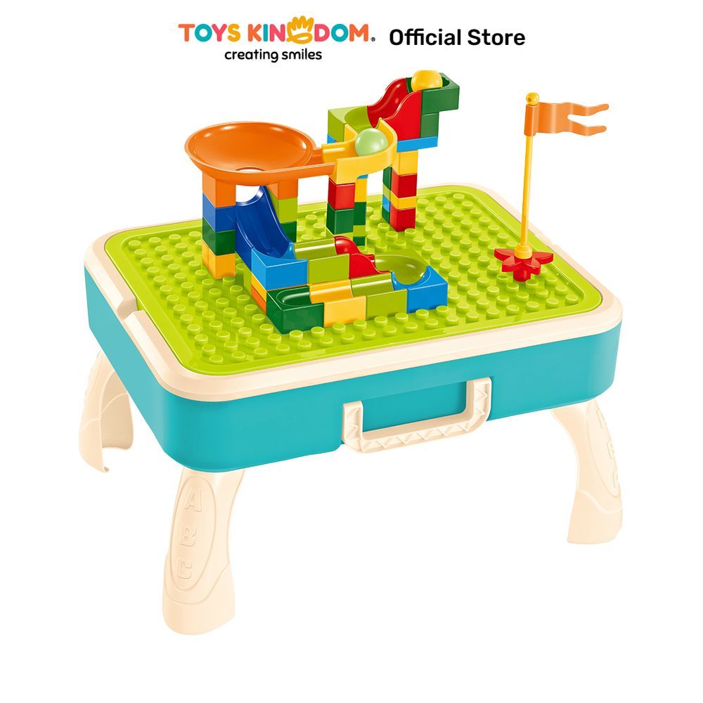 Toys Kingdom Bricks Kingdom Meja Anak Building Blocks & Drawing - Mix Drawing Table Mejabricks And B