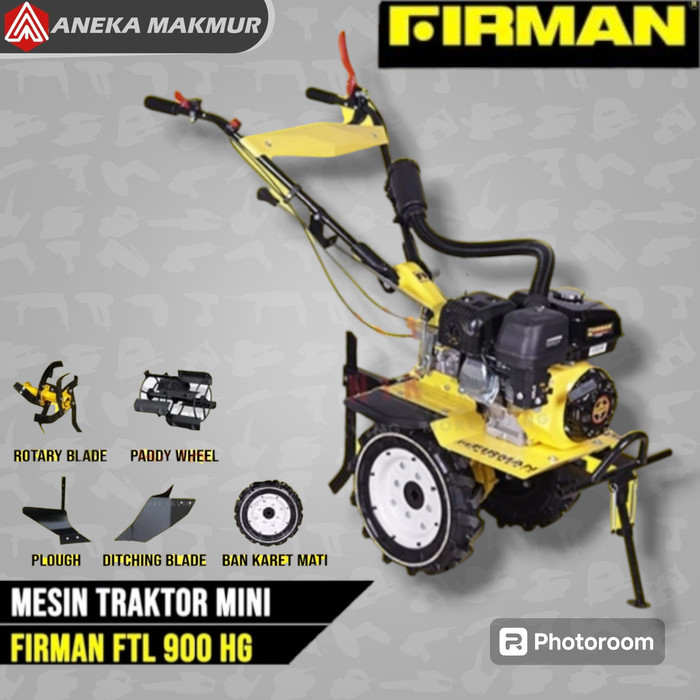Mesin Traktor Mini Firman FTL 900 HG Tiller Tanah Kering Dan Basah FTL900HG TANGGUH