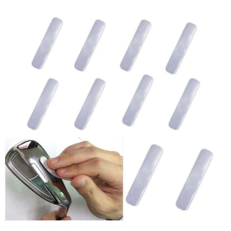 10pcs Sticker Pemberat Raket Tape Timah Pemberat Golf Tape Lead Timah Pemberat Tennis Tenis