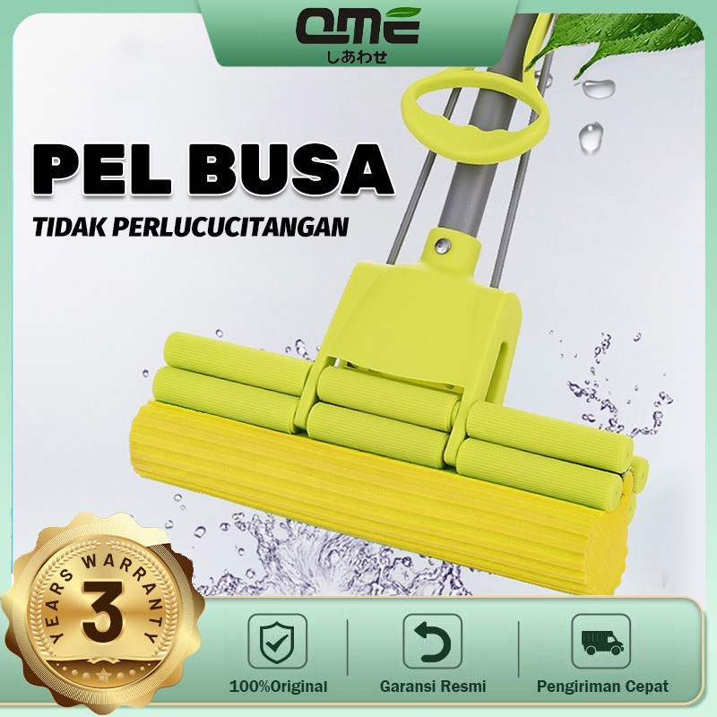 QME Mop Busa Serbaguna Sapu Pel Mop Alat Pembersih Lantai Pengering Lantai Sodok
