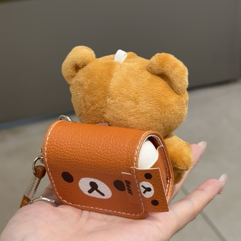 [PREORDER] Case AirPods Rilakkuma - Case Lucu Karakter Beruang Kecil untuk AirPods dan Earphone