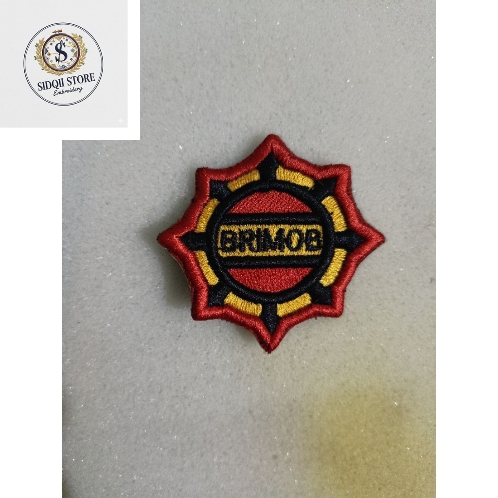 Logo Bordir BRIMOB Patch Seragam Polisi